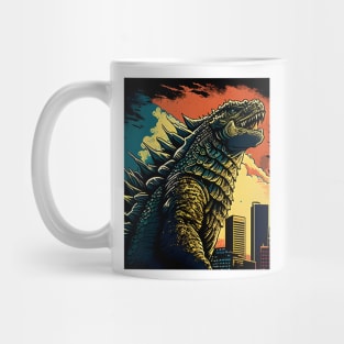 Japan Tokyo Godzilla Monster JDM Sun - King Kaiju Mug